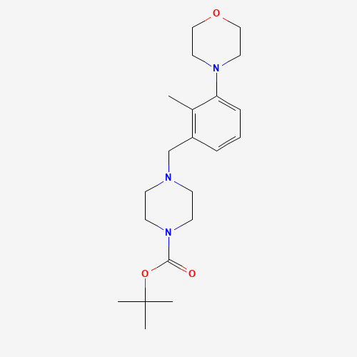 tert-butyl 4-[(2-methyl-3-morpholin-4-ylphenyl)methyl]piperazine-1-carboxylate (CAS: 1460032-98-7) - Related Chemical Product