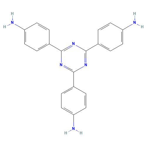 4-[4,6-bis(4-aminophenyl)-1,3,5-triazin-2-yl]aniline (CAS: 14544-47-9) - Related Chemical Product