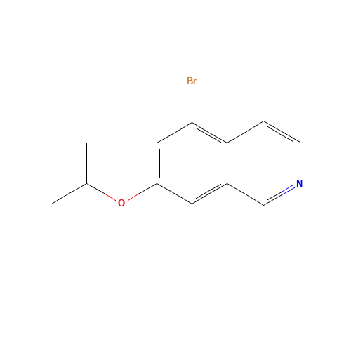 5-bromo-8-methyl-7-propan-2-yloxyisoquinoline (CAS: 1616289-89-4) - Related Chemical Product