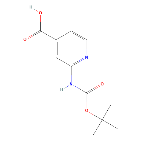 2-[(2-methylpropan-2-yl)oxycarbonylamino]pyridine-4-carboxylic acid (CAS: 365412-92-6) - Related Chemical Product