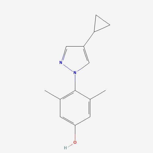 4-(4-cyclopropylpyrazol-1-yl)-3,5-dimethylphenol (CAS: 1393126-04-9) - Related Chemical Product