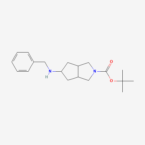 tert-butyl 5-(benzylamino)-3,3a,4,5,6,6a-hexahydro-1H-cyclopenta[c]pyrrole-2-carboxylate (CAS: 1358782-38-3) - Related Chemical Product