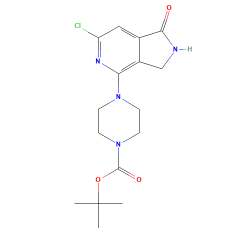 tert-butyl 4-(6-chloro-1-oxo-2,3-dihydropyrrolo[3,4-c]pyridin-4-yl)piperazine-1-carboxylate (CAS: 1201676-04-1) - Related Chemical Product