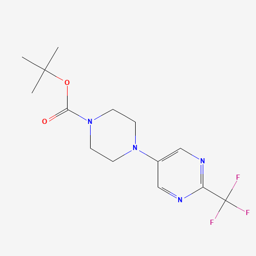 tert-butyl 4-[2-(trifluoromethyl)pyrimidin-5-yl]piperazine-1-carboxylate (CAS: 845618-09-9) - Related Chemical Product