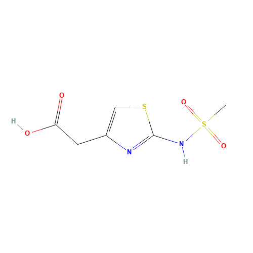 2-[2-(methanesulfonamido)-1,3-thiazol-4-yl]acetic acid (CAS: 62557-05-5) - Related Chemical Product