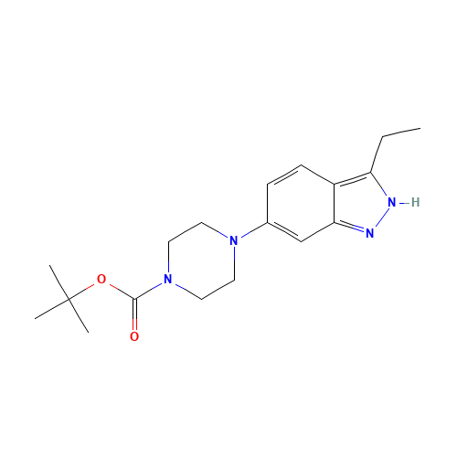 tert-butyl 4-(3-ethyl-2H-indazol-6-yl)piperazine-1-carboxylate (CAS: 1049651-68-4) - Related Chemical Product