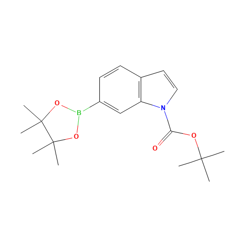 tert-butyl 6-(4,4,5,5-tetramethyl-1,3,2-dioxaborolan-2-yl)indole-1-carboxylate (CAS: 777061-38-8) - Related Chemical Product