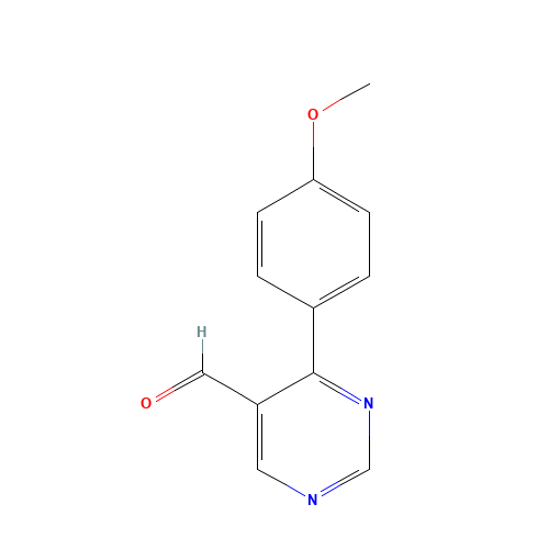 4-(4-methoxyphenyl)pyrimidine-5-carbaldehyde (CAS: 1263286-29-8) - Related Chemical Product