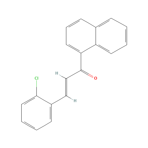 3-(2-chlorophenyl)-1-naphthalen-1-ylprop-2-en-1-one (CAS: 36203-42-6) - Related Chemical Product