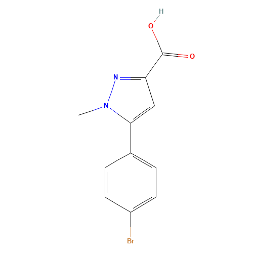 5-(4-bromophenyl)-1-methylpyrazole-3-carboxylic acid (CAS: 852815-32-8) - Related Chemical Product