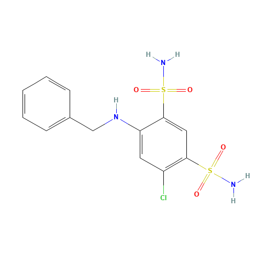 4-(benzylamino)-6-chlorobenzene-1,3-disulfonamide (CAS: 14558-86-2) - Related Chemical Product