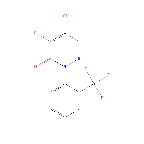 4,5-dichloro-2-[2-(trifluoromethyl)phenyl]pyridazin-3-one (CAS: 41933-32-8) - Related Chemical Product