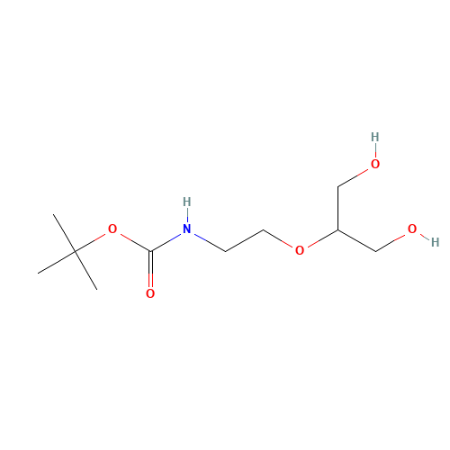 tert-butyl N-[2-(1,3-dihydroxypropan-2-yloxy)ethyl]carbamate (CAS: 947665-36-3) - Related Chemical Product