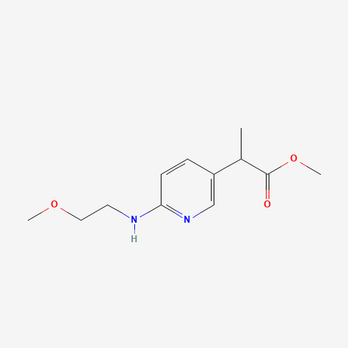 methyl 2-[6-(2-methoxyethylamino)pyridin-3-yl]propanoate (CAS: 1419604-81-1) - Related Chemical Product