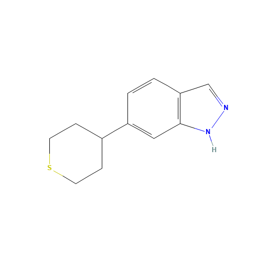 6-(thian-4-yl)-1H-indazole (CAS: 885272-27-5) - Related Chemical Product