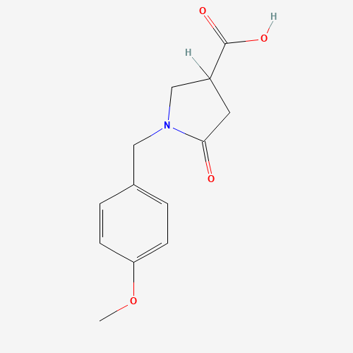 1-[(4-methoxyphenyl)methyl]-5-oxopyrrolidine-3-carboxylic acid (CAS: 96449-89-7) - Related Chemical Product