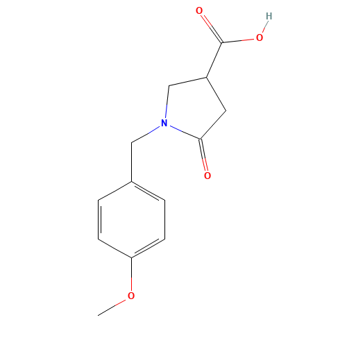 1-[(4-methoxyphenyl)methyl]-5-oxopyrrolidine-3-carboxylic acid (CAS: 96449-89-7) - Related Chemical Product