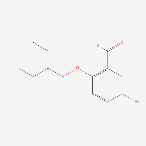 5-bromo-2-(2-ethylbutoxy)benzaldehyde (CAS: 1444177-07-4) - Related Chemical Product