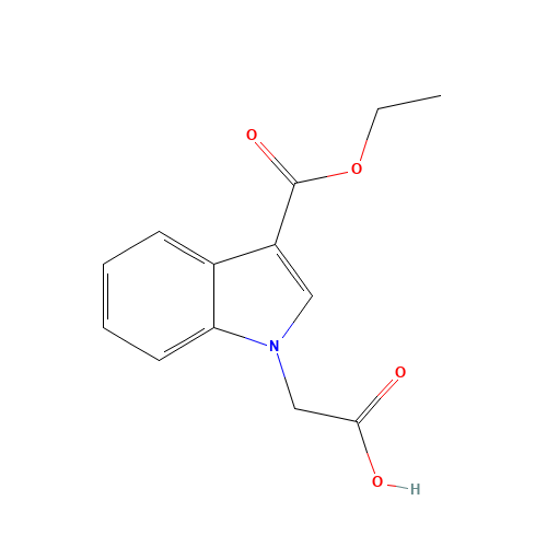 2-(3-ethoxycarbonylindol-1-yl)acetic acid (CAS: 1386456-58-1) - Related Chemical Product