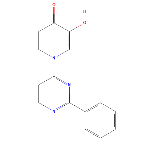 3-hydroxy-1-(2-phenylpyrimidin-4-yl)pyridin-4-one (CAS: 1333328-89-4) - Related Chemical Product
