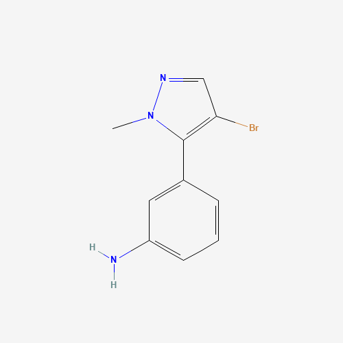 3-(4-bromo-2-methylpyrazol-3-yl)aniline (CAS: 573711-38-3) - Related Chemical Product