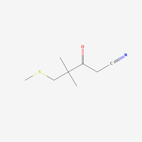 4,4-dimethyl-5-methylsulfanyl-3-oxopentanenitrile (CAS: 876299-32-0) - Related Chemical Product