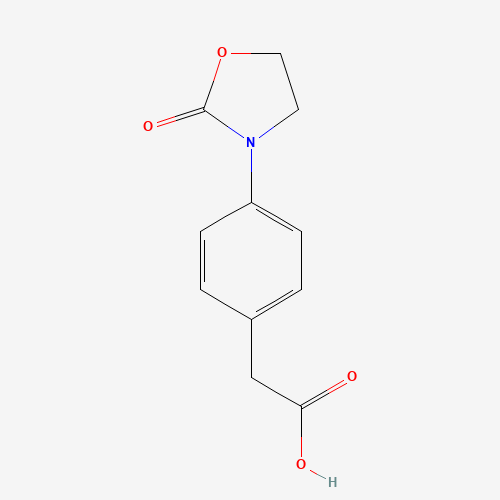 2-[4-(2-oxo-1,3-oxazolidin-3-yl)phenyl]acetic acid (CAS: 92288-70-5) - Related Chemical Product
