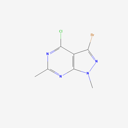 3-bromo-4-chloro-1,6-dimethylpyrazolo[3,4-d]pyrimidine (CAS: 1276056-74-6) - Related Chemical Product