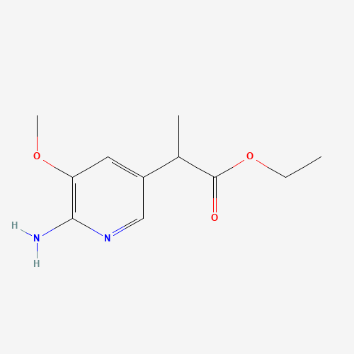 ethyl 2-(6-amino-5-methoxypyridin-3-yl)propanoate (CAS: 1419603-83-0) - Related Chemical Product