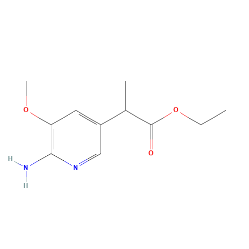 ethyl 2-(6-amino-5-methoxypyridin-3-yl)propanoate (CAS: 1419603-83-0) - Related Chemical Product