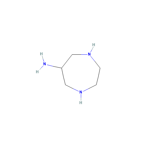 1,4-diazepan-6-amine (CAS: 902798-16-7) - Chemical Structure and Molecular Formula 