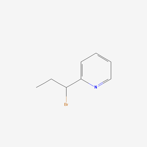 2-(1-bromopropyl)pyridine (CAS: 333969-32-7) - Chemical Structure and Molecular Formula 
