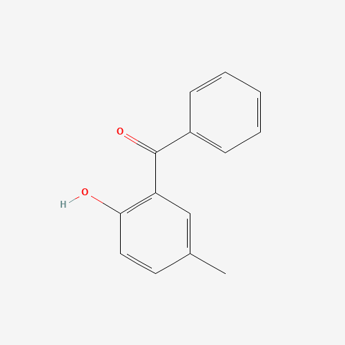 (2-hydroxy-5-methylphenyl)-phenylmethanone (CAS: 1470-57-1) - Chemical Structure and Molecular Formula 