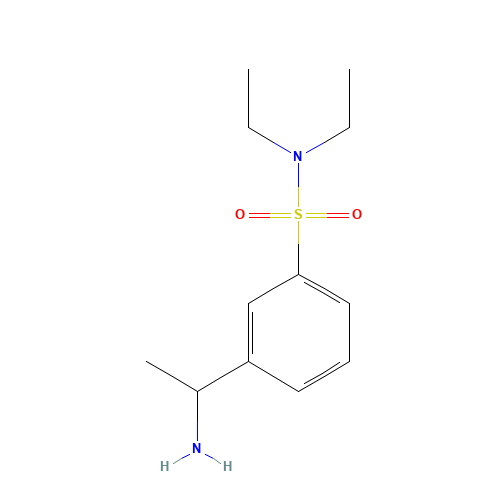 3-(1-aminoethyl)-N,N-diethylbenzenesulfonamide (CAS: 317829-67-7) - Related Chemical Product