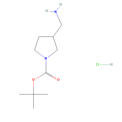 tert-butyl 3-(aminomethyl)pyrrolidine-1-carboxylate;hydrochloride (CAS: 1188264-09-6) - Related Chemical Product