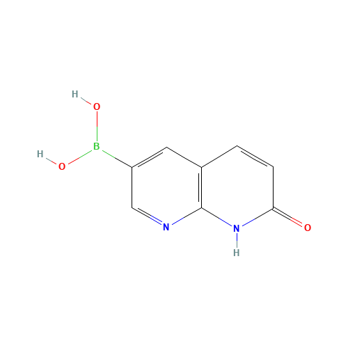 (7-oxo-8H-1,8-naphthyridin-3-yl)boronic acid (CAS: 1426221-34-2) - Related Chemical Product