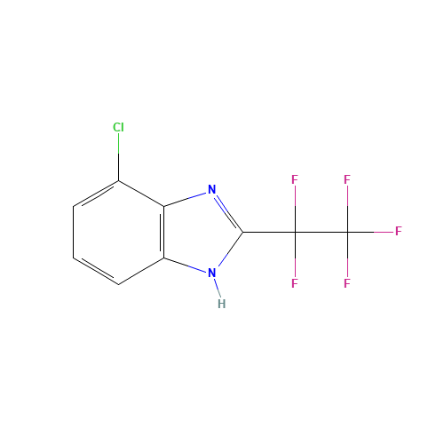 4-chloro-2-(1,1,2,2,2-pentafluoroethyl)-1H-benzimidazole (CAS: 1292369-79-9) - Related Chemical Product