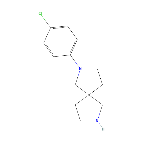 2-(4-chlorophenyl)-2,7-diazaspiro[4.4]nonane (CAS: 661470-60-6) - Related Chemical Product