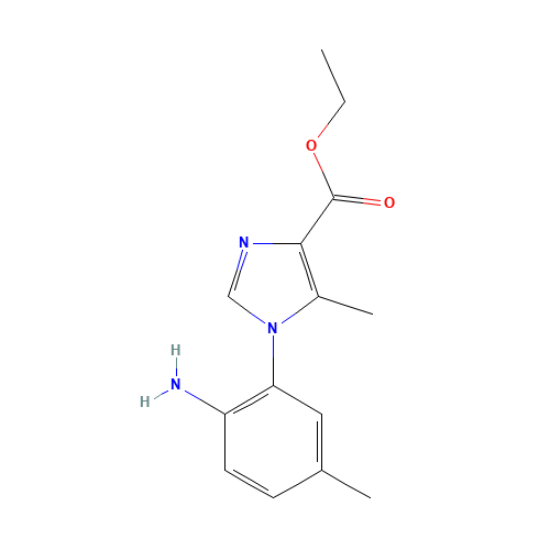 ethyl 1-(2-amino-5-methylphenyl)-5-methylimidazole-4-carboxylate (CAS: 164330-69-2) - Related Chemical Product