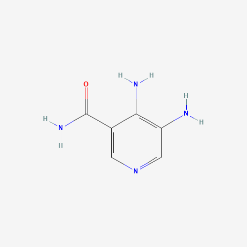 4,5-diaminopyridine-3-carboxamide (CAS: 1428261-70-4) - Chemical Structure and Molecular Formula 