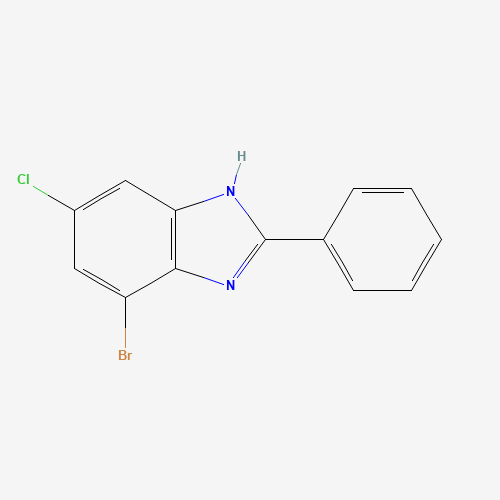 4-bromo-6-chloro-2-phenyl-1H-benzimidazole (CAS: 16429-41-7) - Related Chemical Product