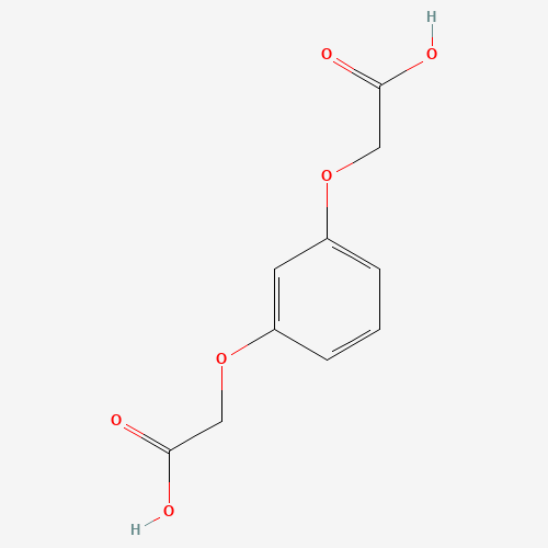 2-[3-(carboxymethoxy)phenoxy]acetic acid (CAS: 102-39-6) - Chemical Structure and Molecular Formula 