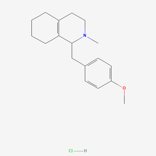 1-[(4-methoxyphenyl)methyl]-2-methyl-3,4,5,6,7,8-hexahydro-1H-isoquinoline;hydrochloride (CAS: 95422-34-7) - Related Chemical Product