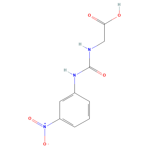 2-[(3-nitrophenyl)carbamoylamino]acetic acid (CAS: 67513-14-8) - Related Chemical Product