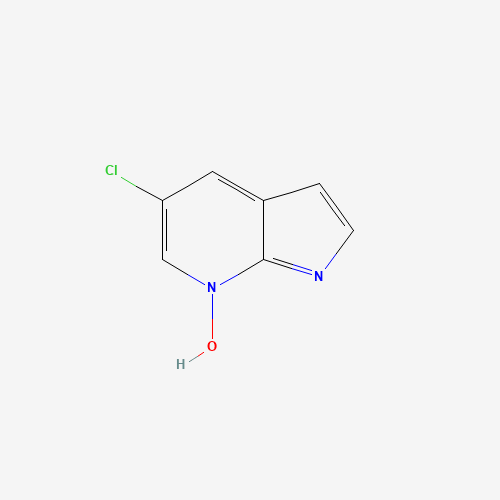 5-chloro-7-hydroxypyrrolo[2,3-b]pyridine (CAS: 916176-51-7) - Chemical Structure and Molecular Formula 