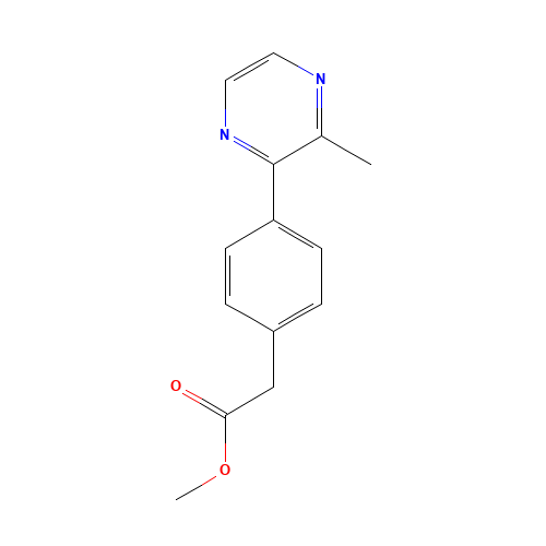 methyl 2-[4-(3-methylpyrazin-2-yl)phenyl]acetate (CAS: 1267286-78-1) - Related Chemical Product