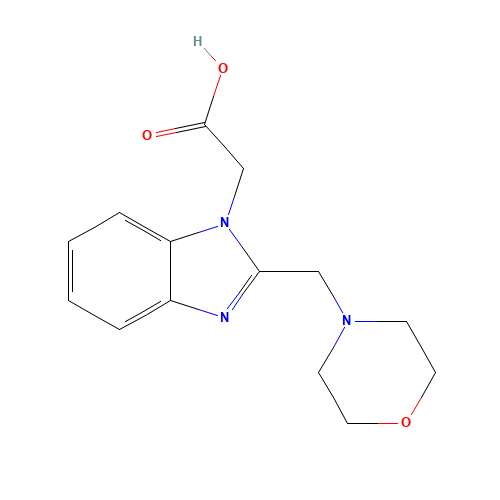 2-[2-(morpholin-4-ylmethyl)benzimidazol-1-yl]acetic acid (CAS: 886851-65-6) - Related Chemical Product
