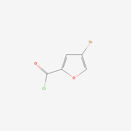 4-bromofuran-2-carbonyl chloride (CAS: 58777-59-6) - Chemical Structure and Molecular Formula 