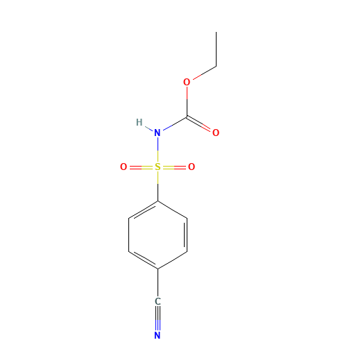 ethyl N-(4-cyanophenyl)sulfonylcarbamate (CAS: 227327-16-4) - Related Chemical Product