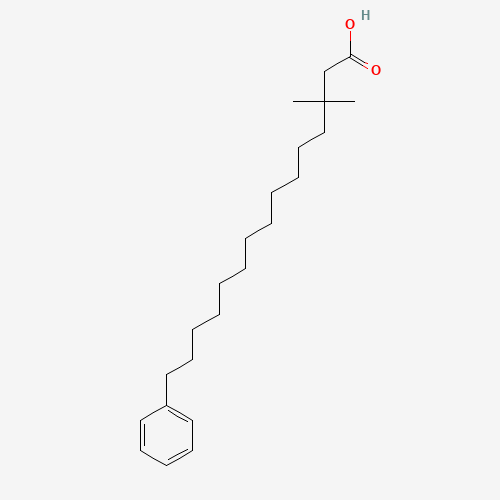3,3-dimethyl-15-phenylpentadecanoic acid (CAS: 104426-54-2) - Related Chemical Product
